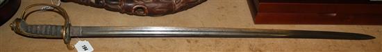 Victorian volunteer rifle brigade sword